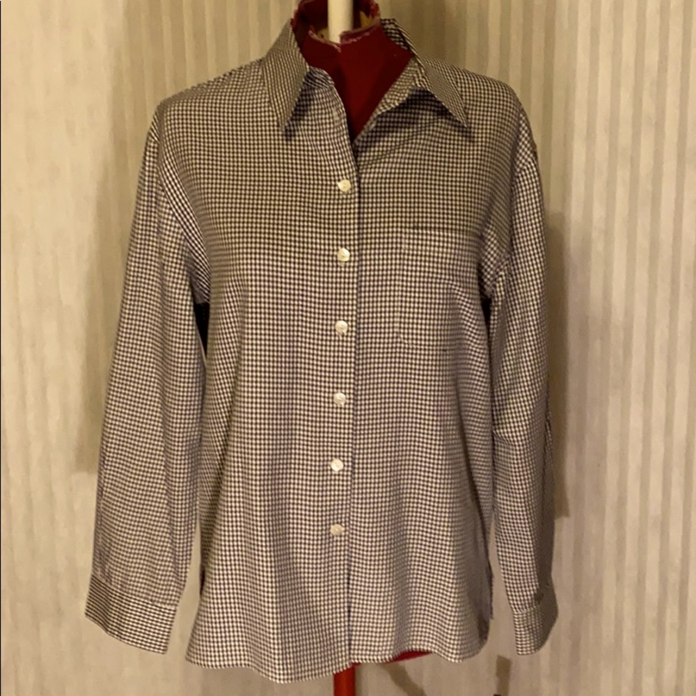 Talbots petite collared blouse